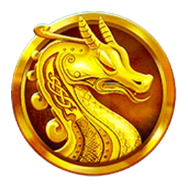 Golden Coin scatter symbol used in the Epic Strike feature